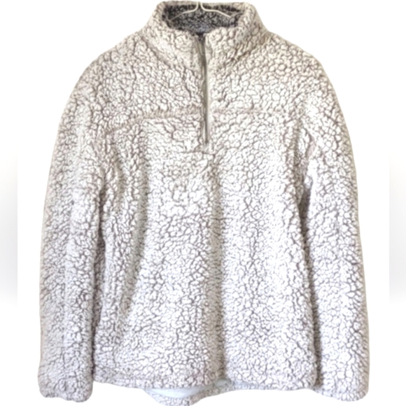 Thread & Supply Jackets & Blazers - Thread+Supply Women's X-Small Comfortable Fuzzy Quarter ZipUp Pullover